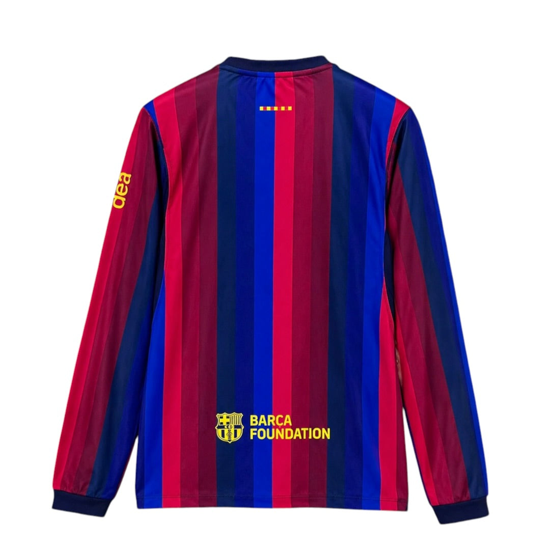 Barcelona 26/27 Home Stadium Kit Long Sleeve