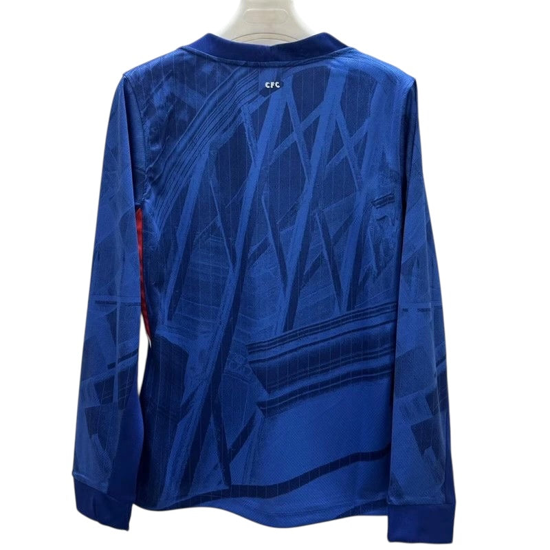 Chelsea 25/26 Home Stadium Kit Long Sleeve