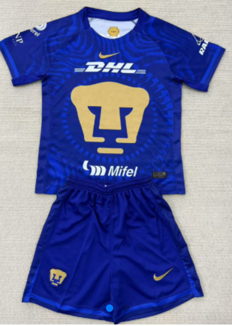 Pumas UNAM 25/26 Away Kids Full Kit