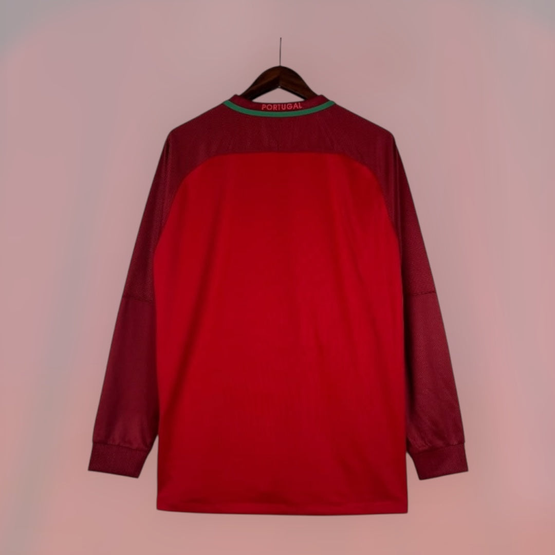 Portugal 2016 Home Retro Kit Long Sleeve