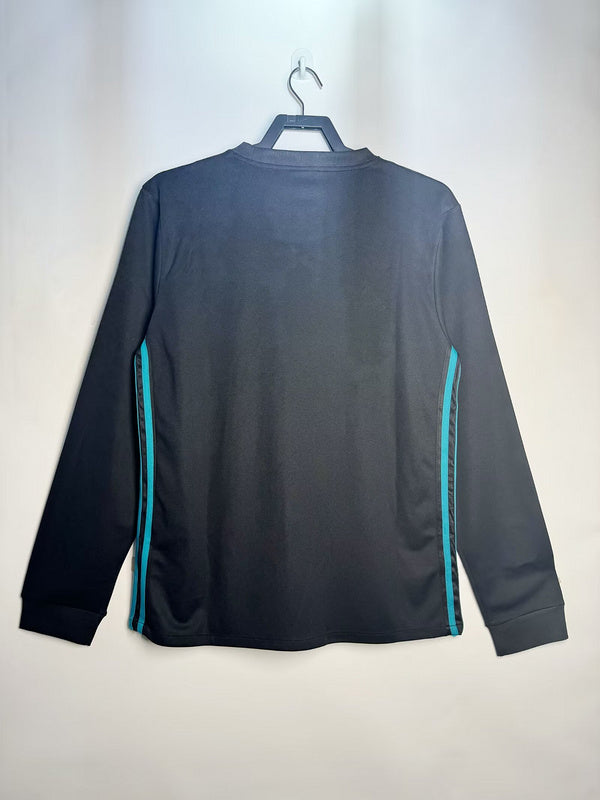 Real Madrid 17/18 Away Long Sleeve Retro Kit