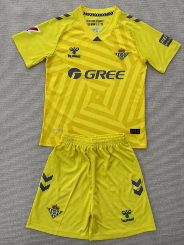 Real Betis 25/26 Goalkeeper Kids Kit