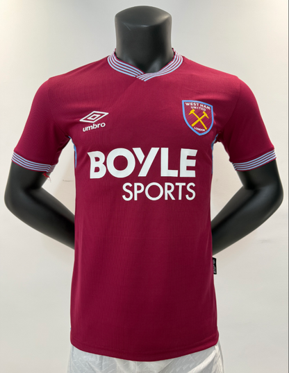 West Ham 25/26 Home Pro Version Kit