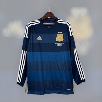 Argentina 2014 Away Retro Kit Long Sleeve