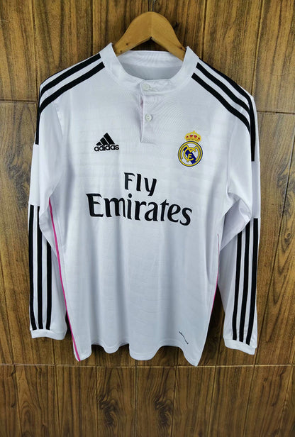 Real Madrid 14/15 Home Long Sleeve Retro Kit