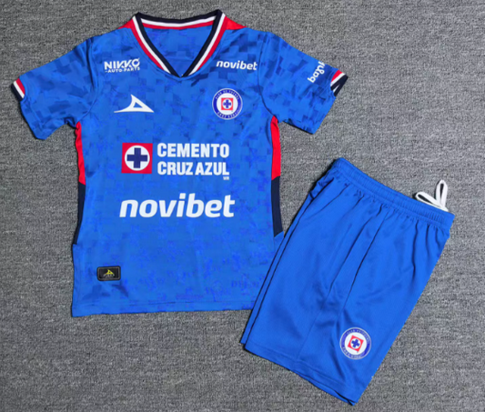 Cruz Azul 25/26 Home Kids Full Kit