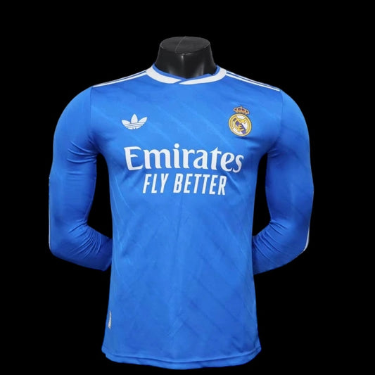 Real Madrid 25/26 Away Pro Version Kit Long Sleeve