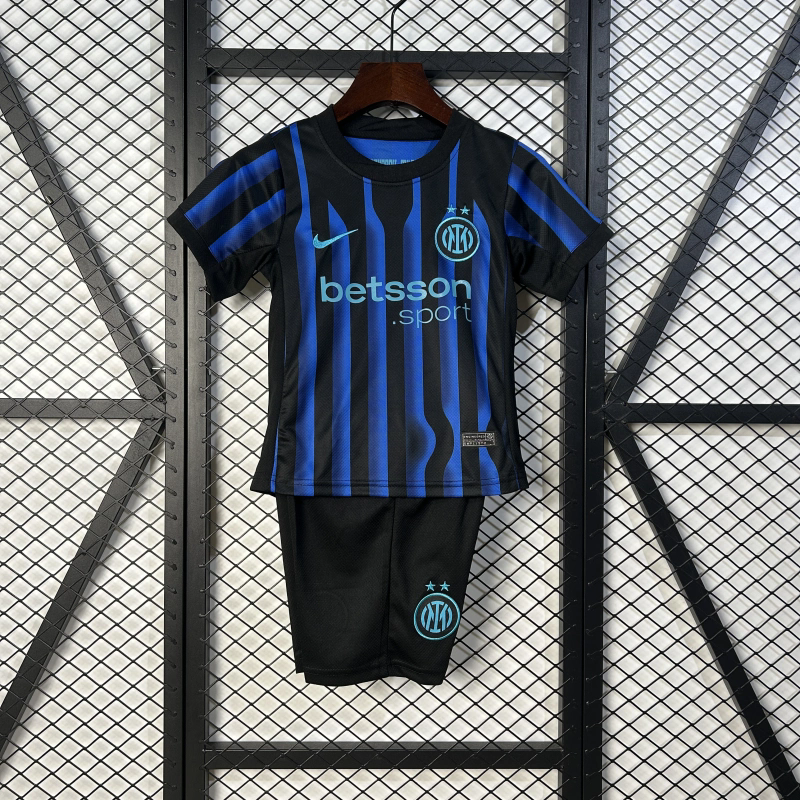 Inter Milan 25/26 Home Kids Full Kit