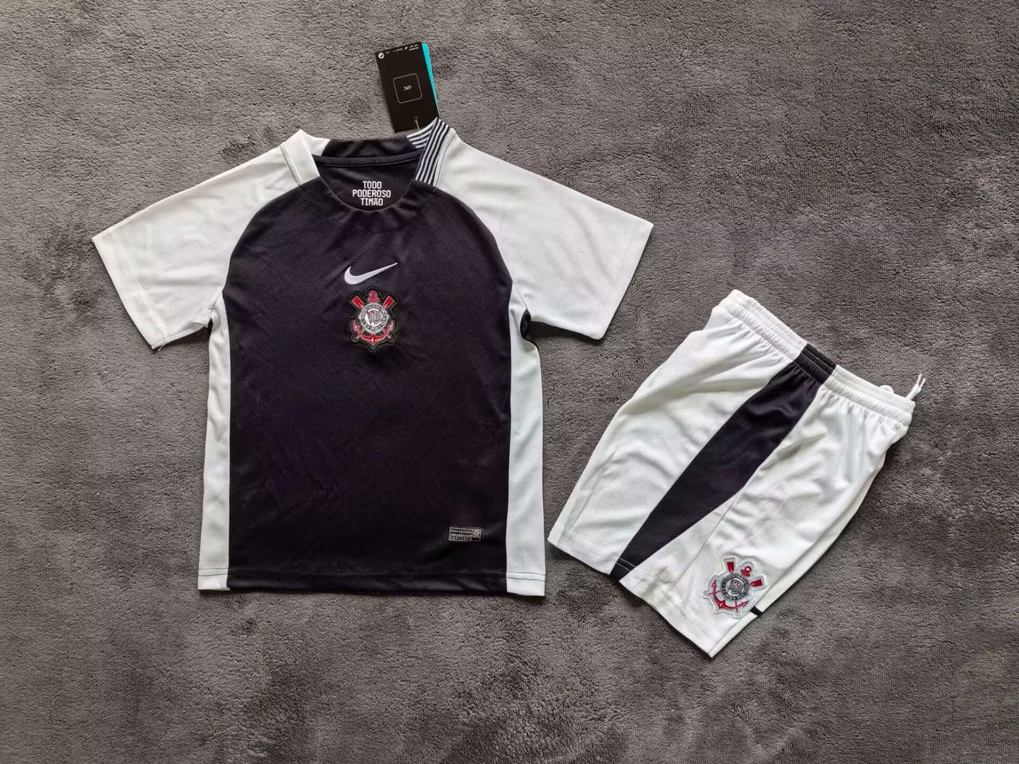 Corinthians 25/26 Away Kids Full Kit