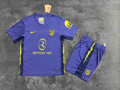 Atletico Madrid 25/26 Away Kids Full Kit