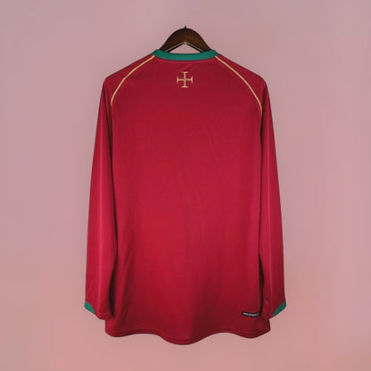Portugal 2006 Home Retro Kit Long Sleeve