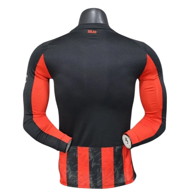 AC Milan 25/26 Home Pro Version Kit Long Sleeve