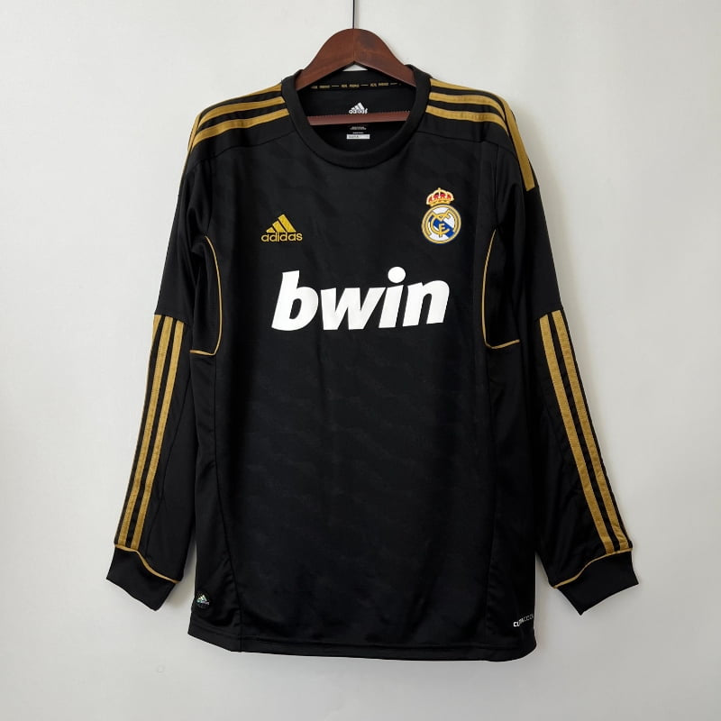 Real Madrid 11/12 Away Retro Long Sleeve Kit