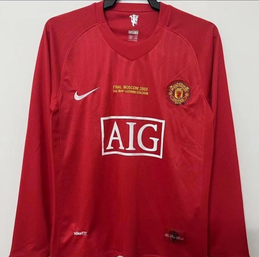 Manchester United 07/08 Home Retro Kit