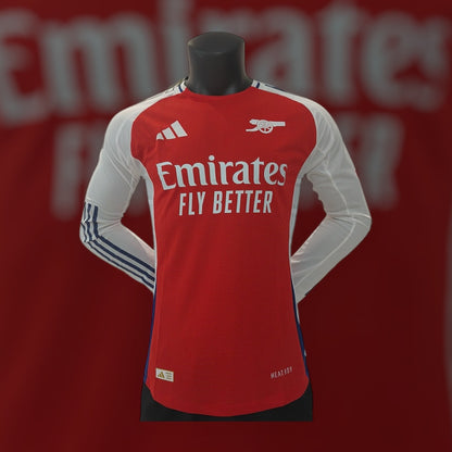 Arsenal FC Home 24/25 Player Version Kit Long Sleeve