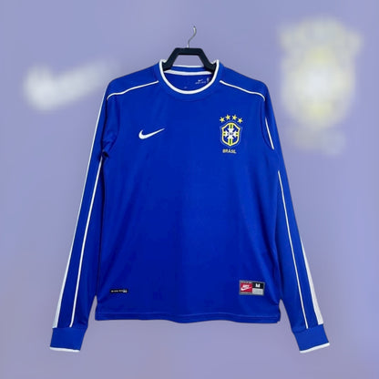 Brazil 1998 Away Retro Long Sleeve