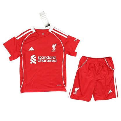 Liverpool 25/26 Home Kids Full Kit