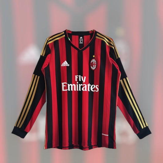 AC Milan 13/14 Home Retro Long Sleeve