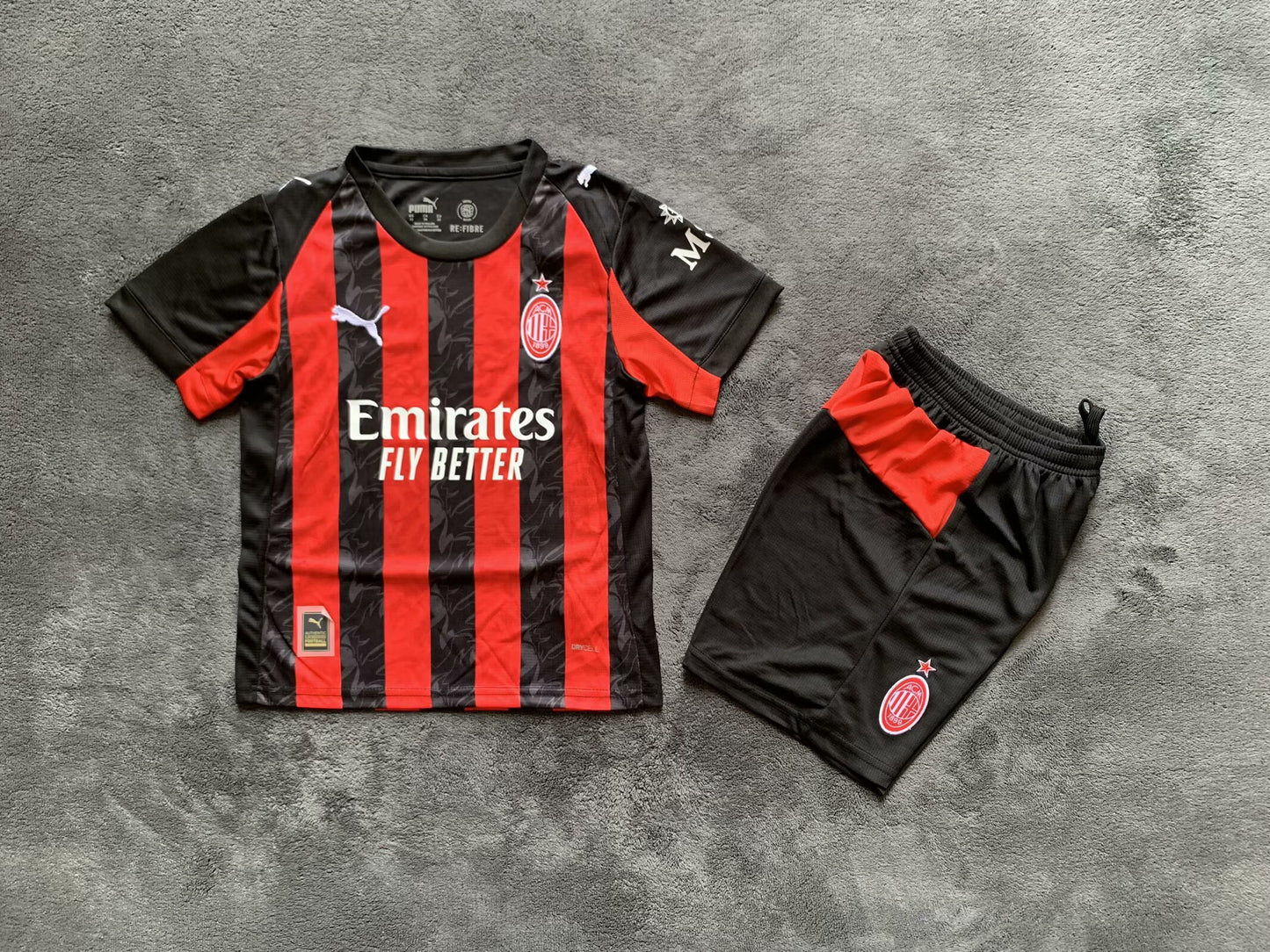 AC Milan 25/26 Home Kids Full Kit
