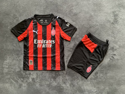 AC Milan 25/26 Home Kids Full Kit