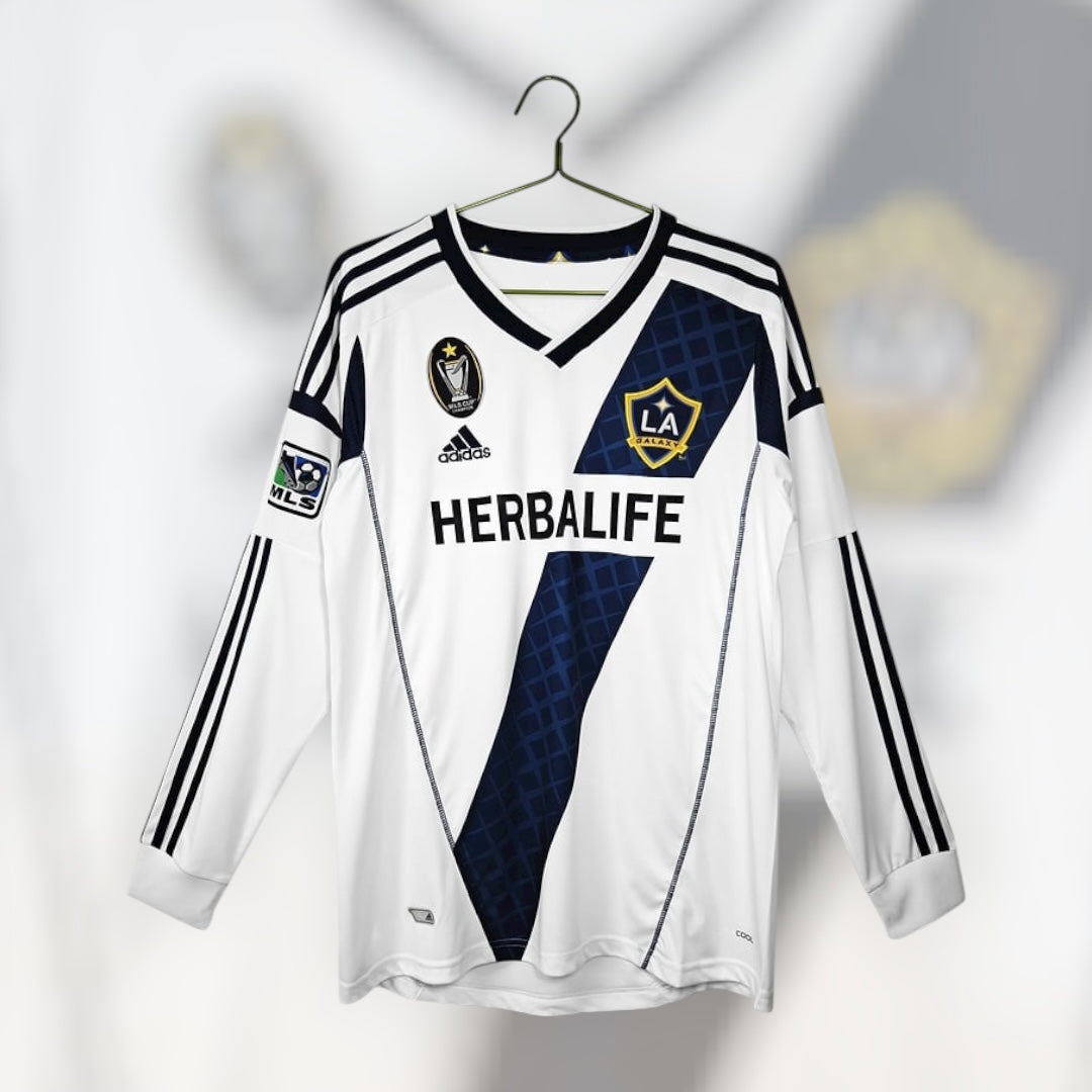 LA Galaxy 2012/13 Home Retro Kit Long Sleeve