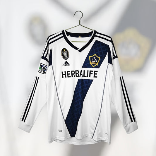 LA Galaxy 2012/13 Home Retro Kit Long Sleeve
