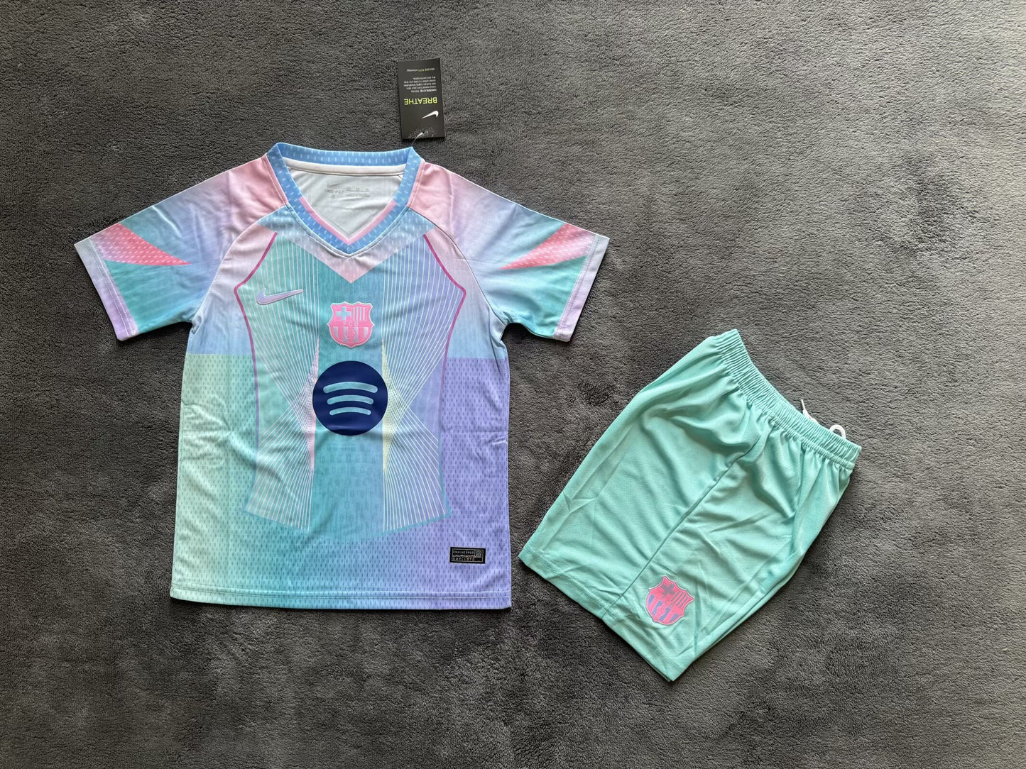 Barcelona 25/26 Away Kids Full Kit