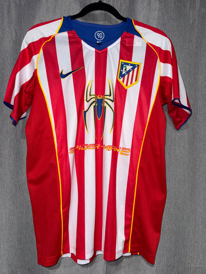 Atletico Madrid 2004 Home Retro Kit Torres #9