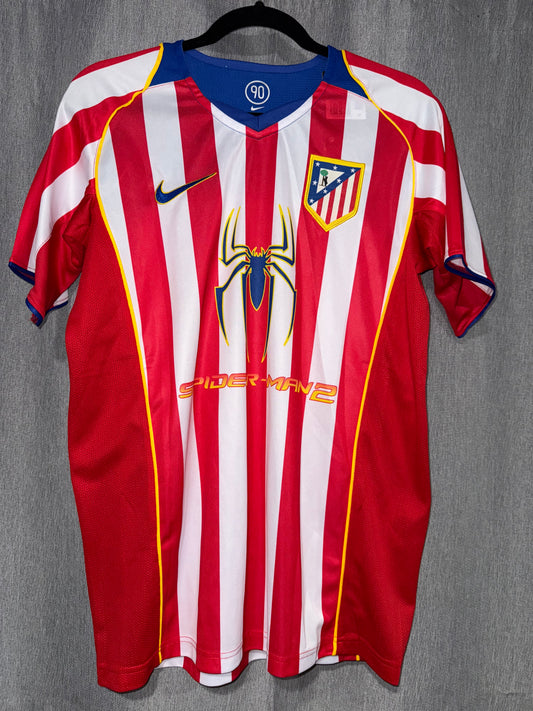 Atletico Madrid 2004 Home Retro Kit Torres #9