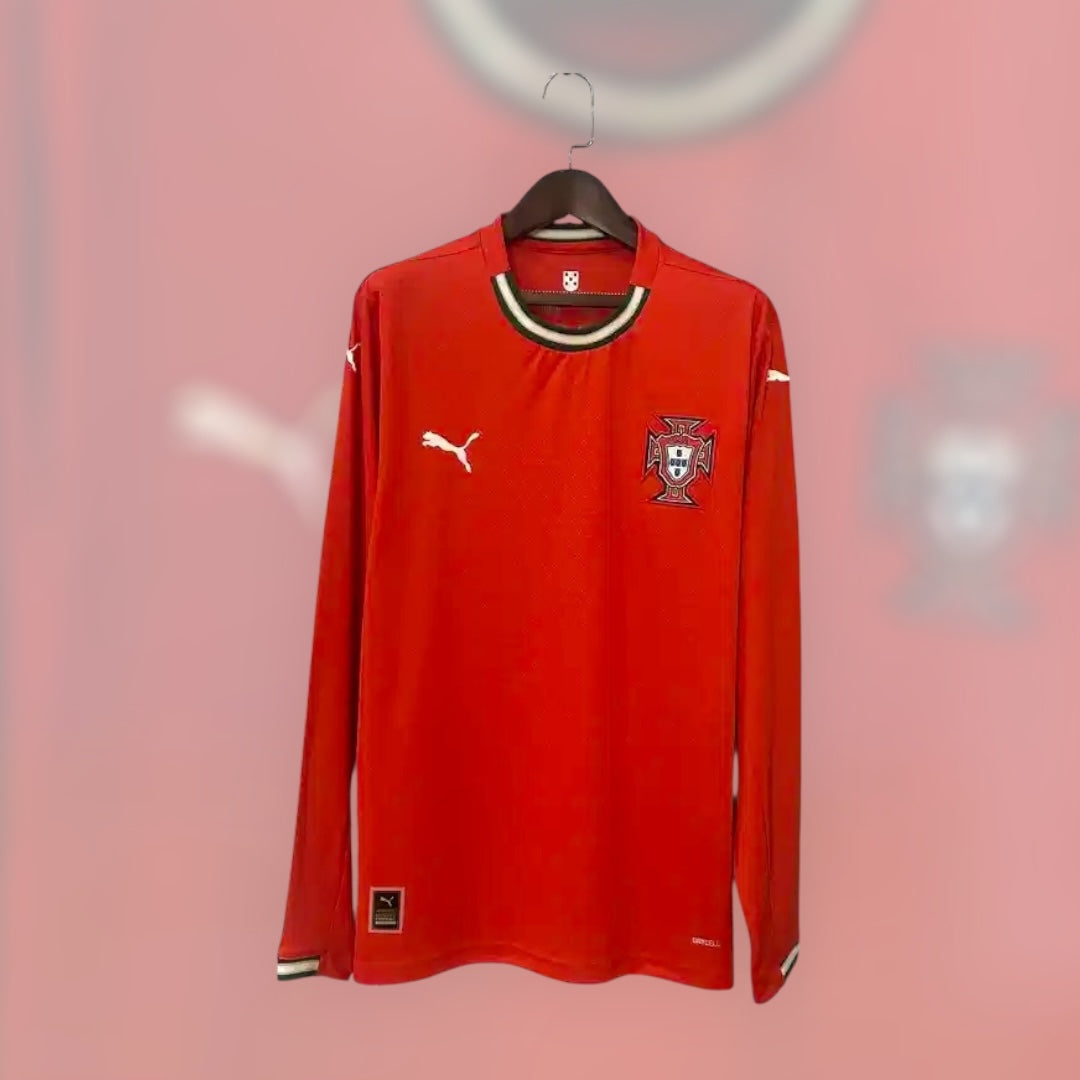 Portugal 25/26 Home Stadium Kit Long Sleeve