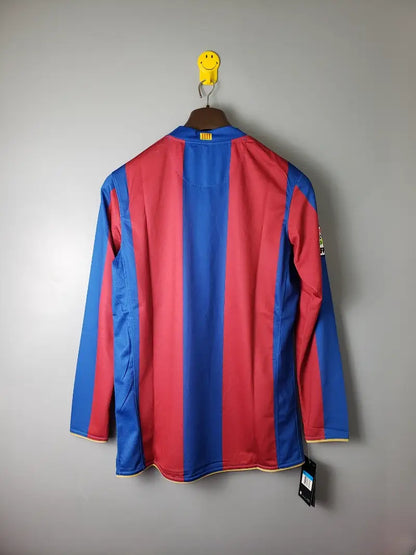 Barcelona 2007/08 Home Retro Kit Long Sleeve
