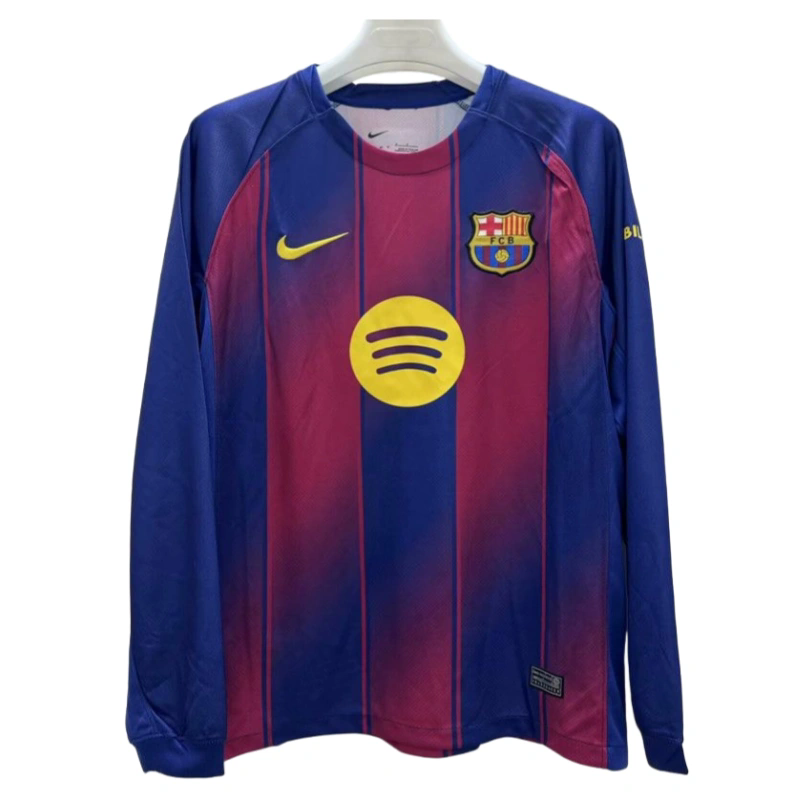 Barcelona 25/26 Home Stadium Kit Long Sleeve