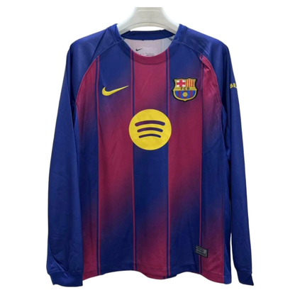 Barcelona 25/26 Home Stadium Kit Long Sleeve