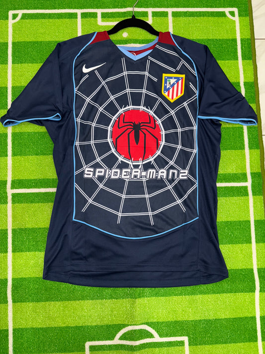 Atletico Madrid 2004 Away Retro Kit Torres #9