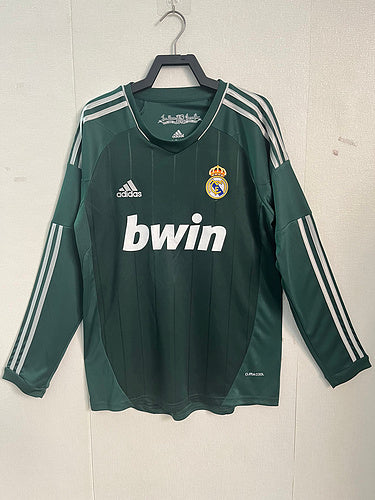 Real Madrid 12/13 Away Long Sleeve Retro Kit