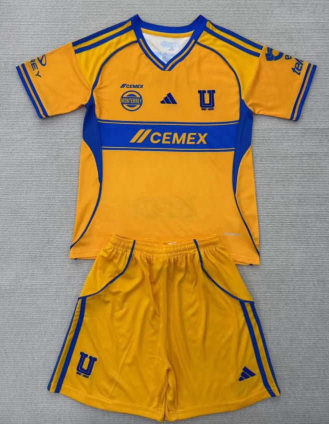 Tigres 25/26 Home Kids Full Kit