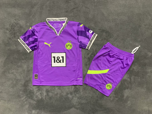 Dortmund 25/26 Away Kids Full Kit