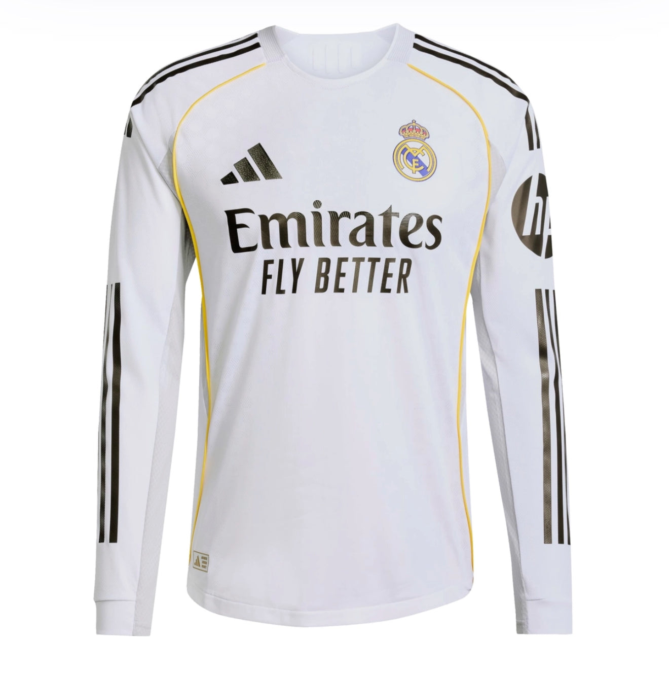 Real Madrid 25/26 Home Stadium Kit Long Sleeve