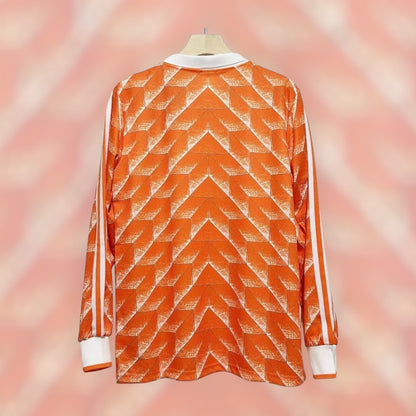 Netherlands 1988 Home Retro Kit Long Sleeve