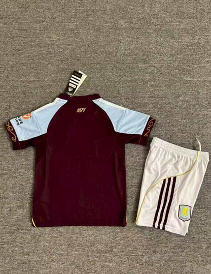 Aston Villa 25/26 Kids Full Kit