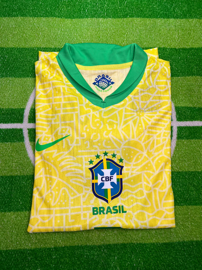 Brazil 24/25 Home Player Version Kit Copa America Vini Jr