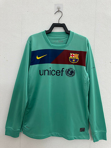 Barcelona 10/11 Away Retro Kit Long Sleeve