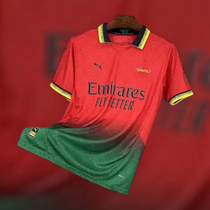 AC Milan X Off White Red Stadium Kit