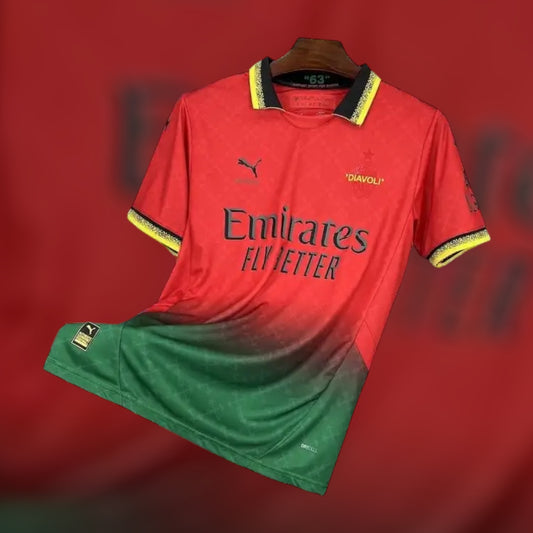 AC Milan X Off White Red Stadium Kit