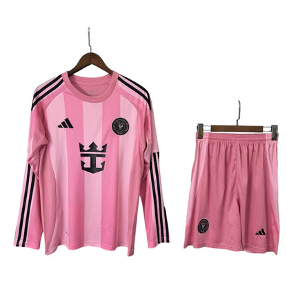 Inter Miami 25/26 Home Adult Full Kit Long Sleeve