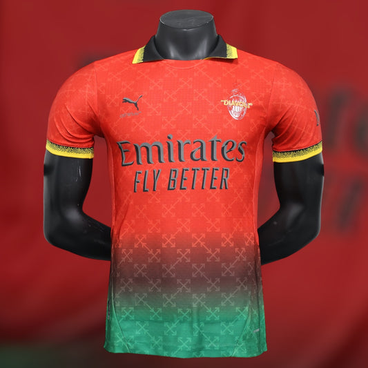 AC Milan X Off White Red Player Version Kit