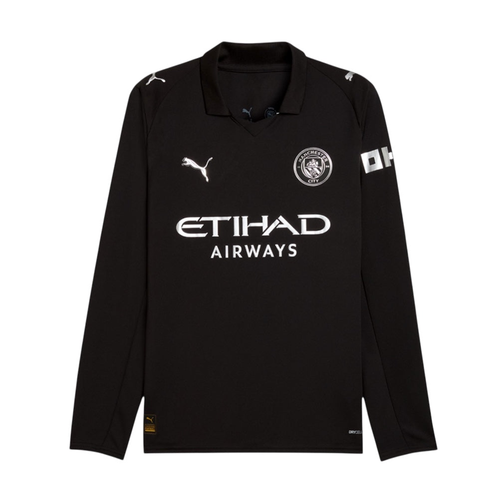 Manchester City 25/26 Away Stadium Kit Long Sleeve