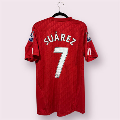 Liverpool 2010/11 Home Retro Kit Suarez #7