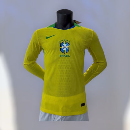 Brazil 25/26 Home Pro Version Kit Long Sleeve