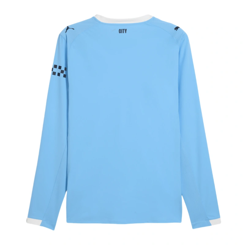 Manchester City 25/26 Home Stadium Kit Long Sleeve